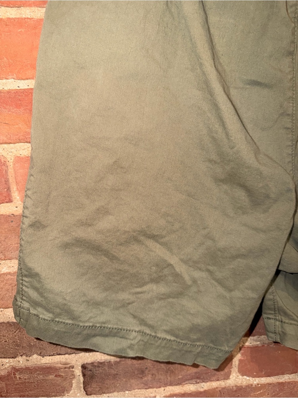 Men's Sonoma Shorts Medium Olive Drawstring Casual Athletic Workout 6’ Seam - Picture 12 of 12